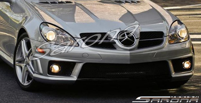 Custom Mercedes SLK  Convertible Front Bumper (2005 - 2011) - $890.00 (Part #MB-065-FB)